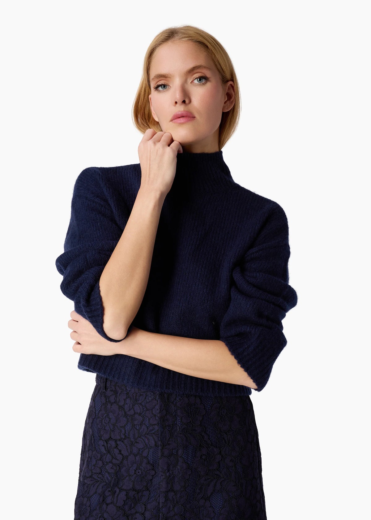 Catherine Cashmere Cropped Sweater
