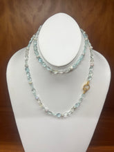 Load image into Gallery viewer, Blue Iris Long Necklace
