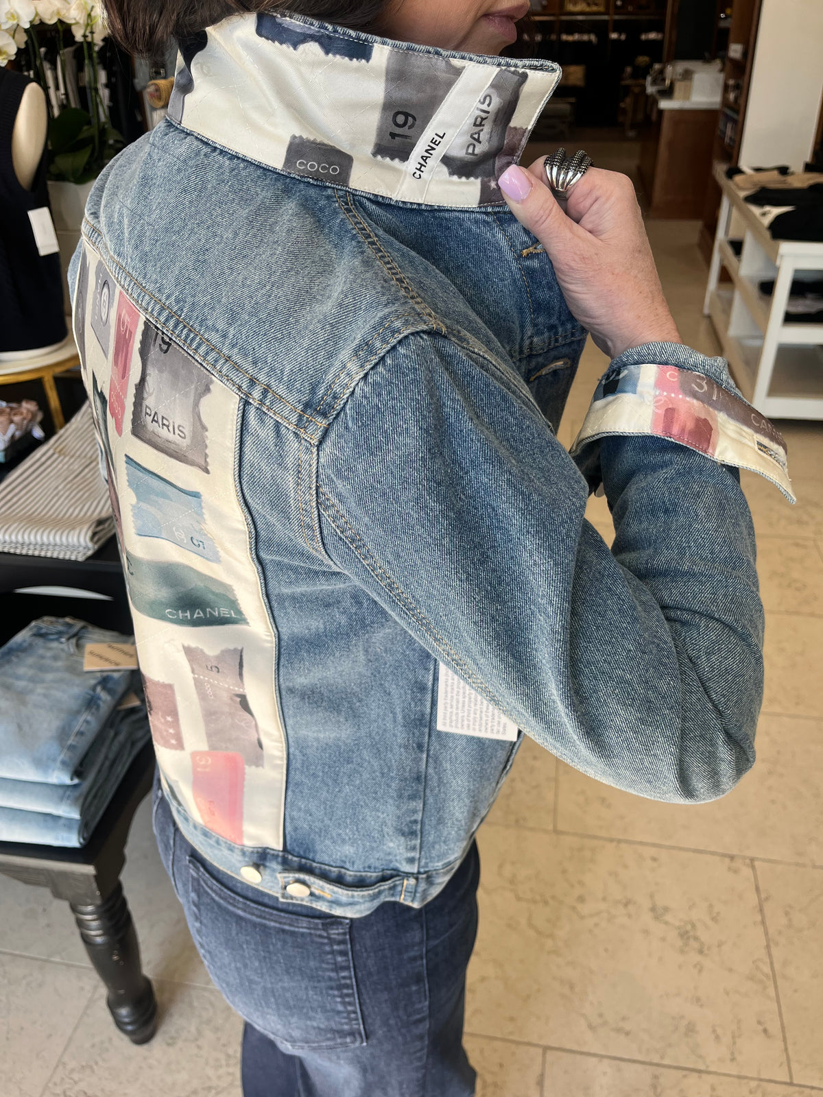 Custom Chanel Denim Jacket