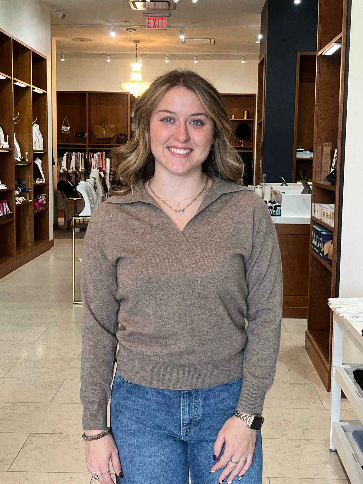 Deryn Cashmere Polo
