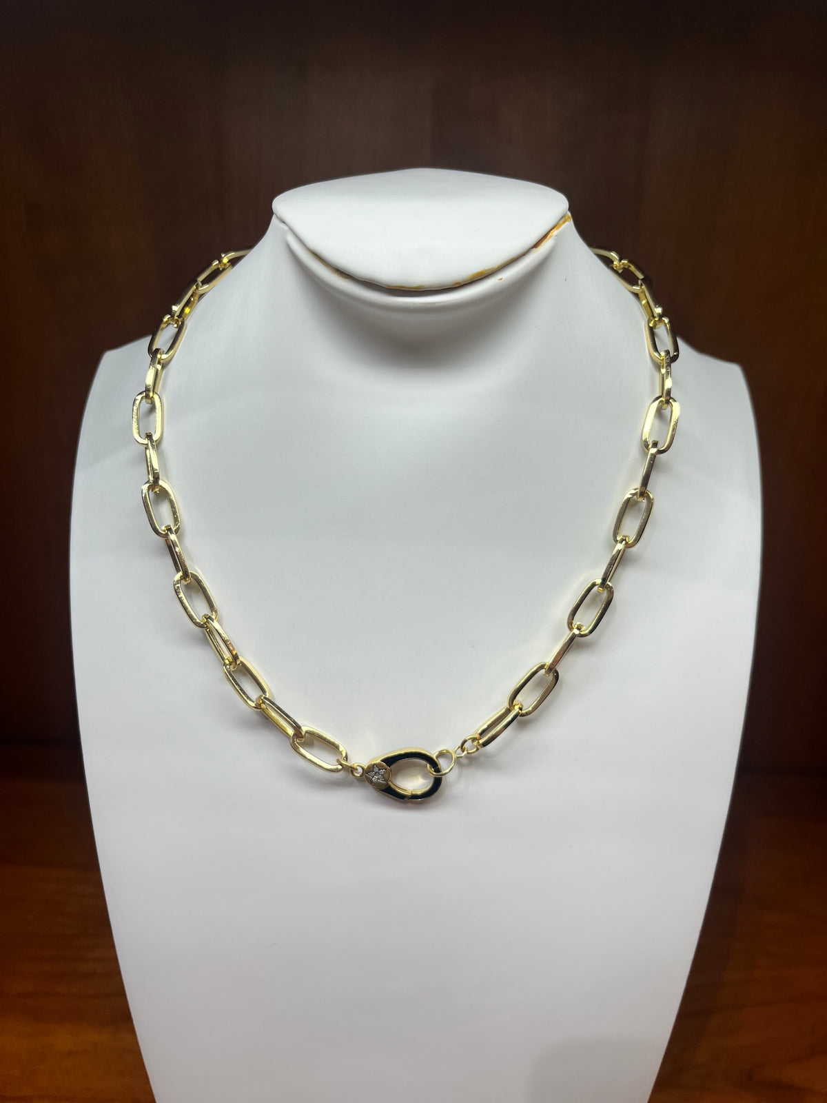 Cameron Black Lock Necklace