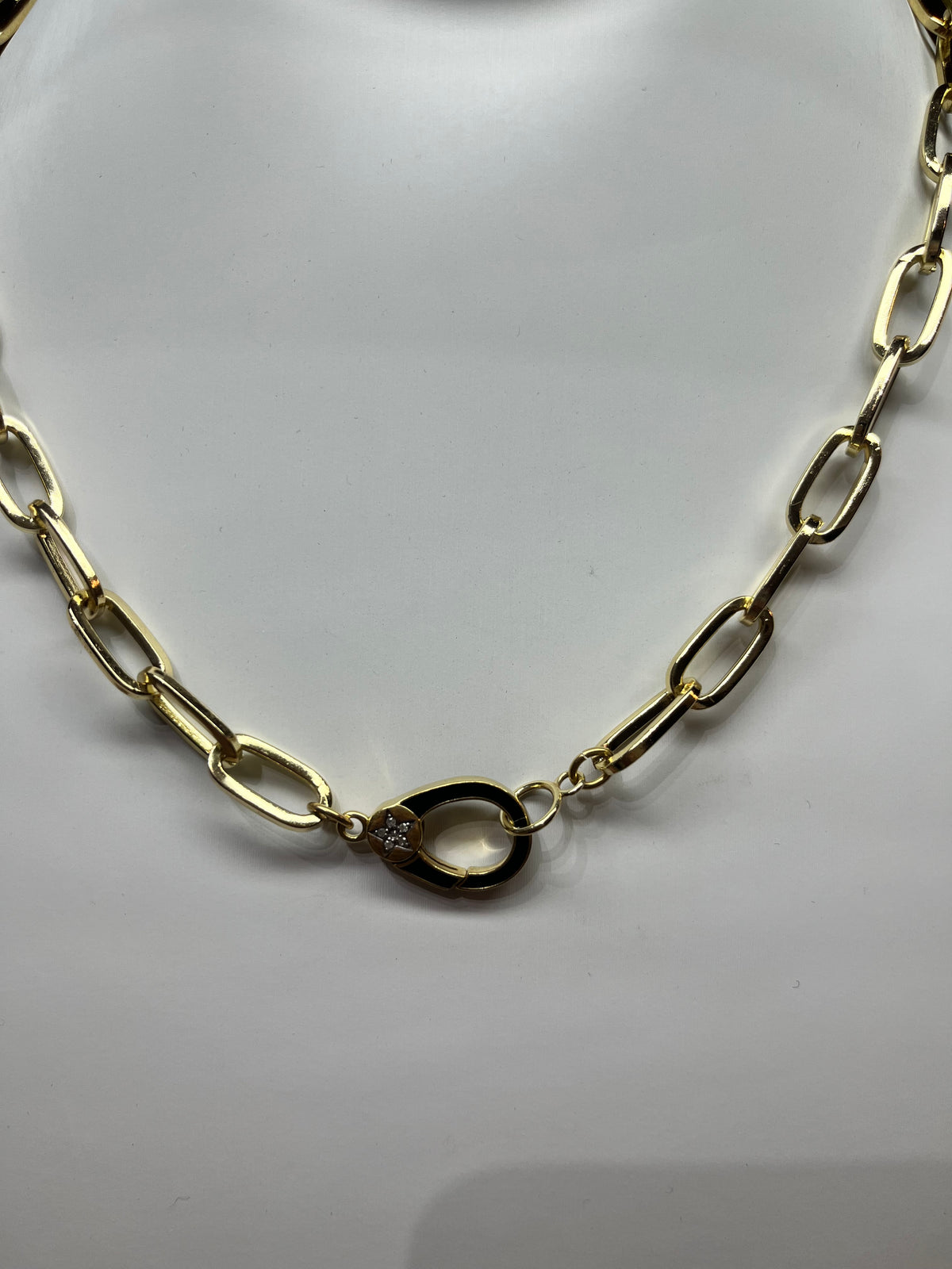 Cameron Black Lock Necklace