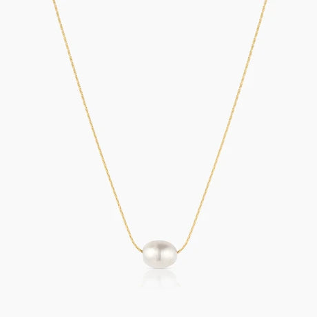 Isla Noir Bead Snake Chain Necklace