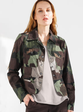 Go Military Jacket Printed