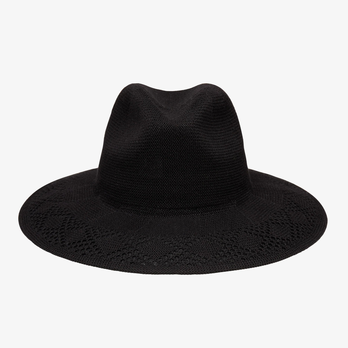 Evie Mesh Packable Sun Hat in Black