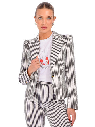 Misa Seersucker Blazer