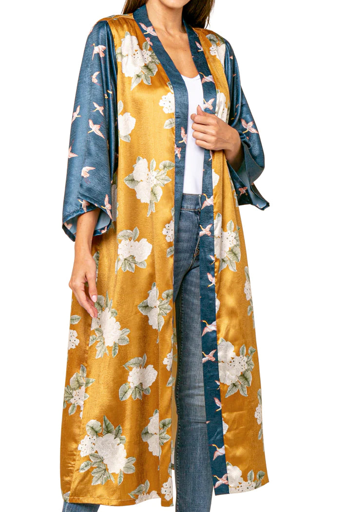 lt-59-09 Floral Kimono Robe