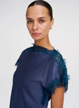Load image into Gallery viewer, Luna Satin and Lace Top
