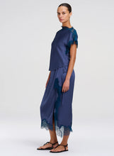 Load image into Gallery viewer, Luna Satin and Lace Top
