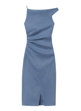 Load image into Gallery viewer, Lyra Linen Midi Dress
