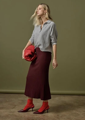 Straight Rib Skirt