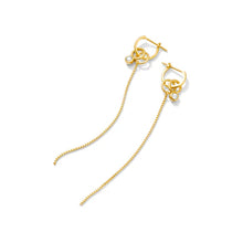 Load image into Gallery viewer, Lilou Drop Hoop Earrings
