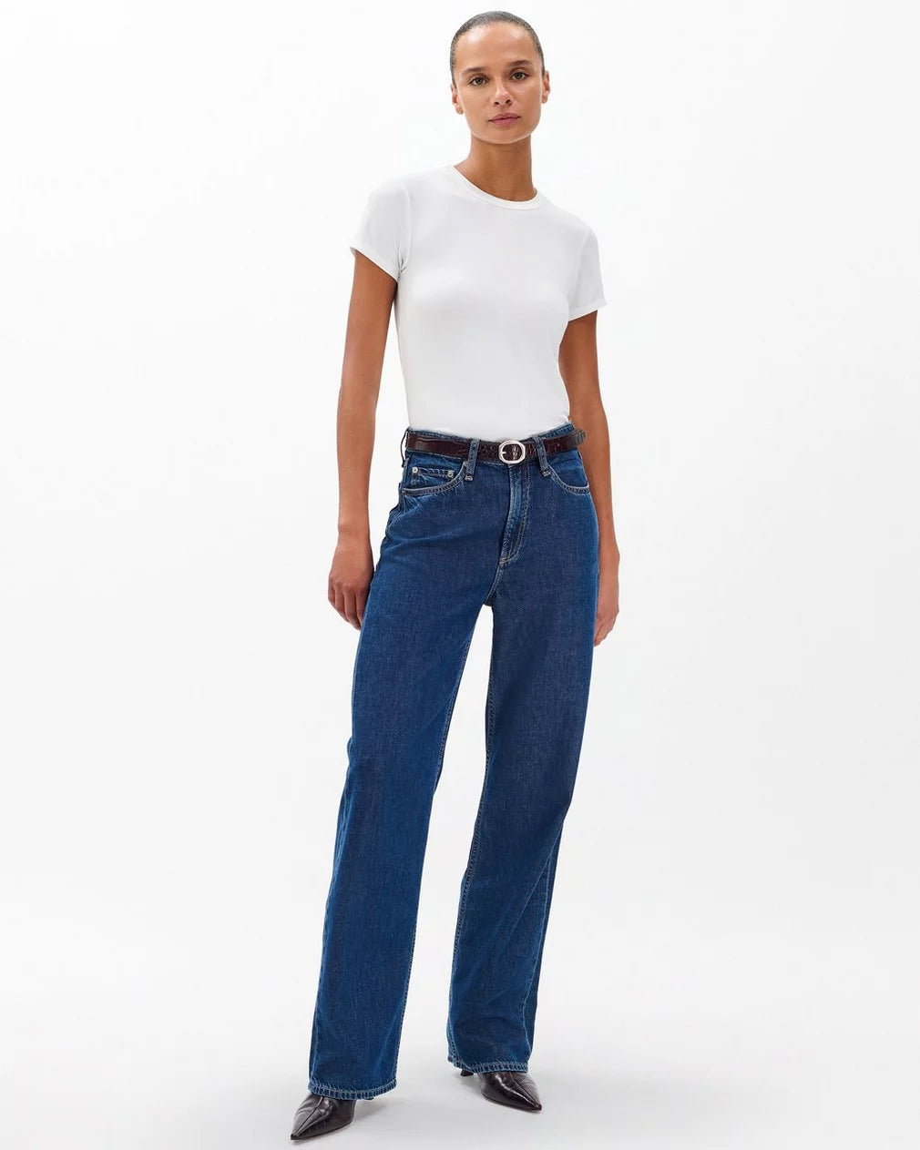 Featherweight Logan Wide-Leg Jeans
