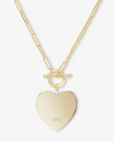 Love Letters Heart Medallion Necklace