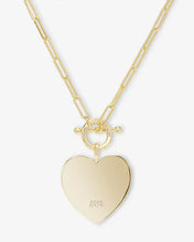 Load image into Gallery viewer, Love Letters Heart Medallion Necklace
