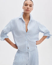 Load image into Gallery viewer, Lucia Striped Poplin Shirt
