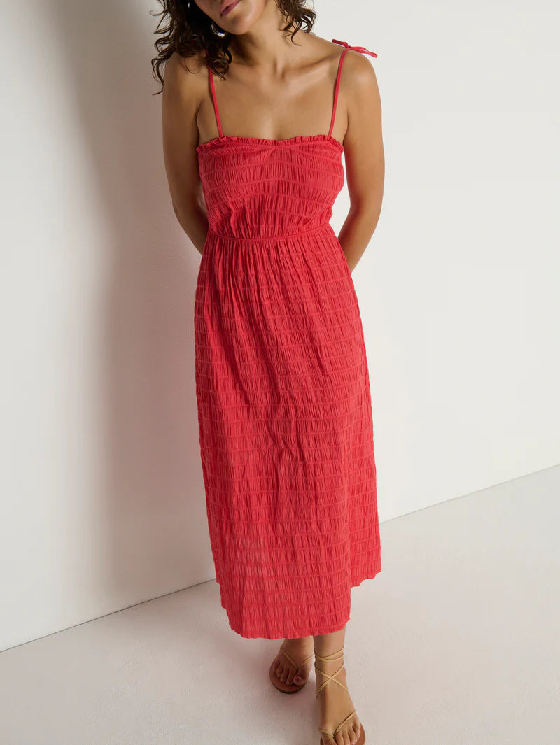 Madeline Tie Midi Dress