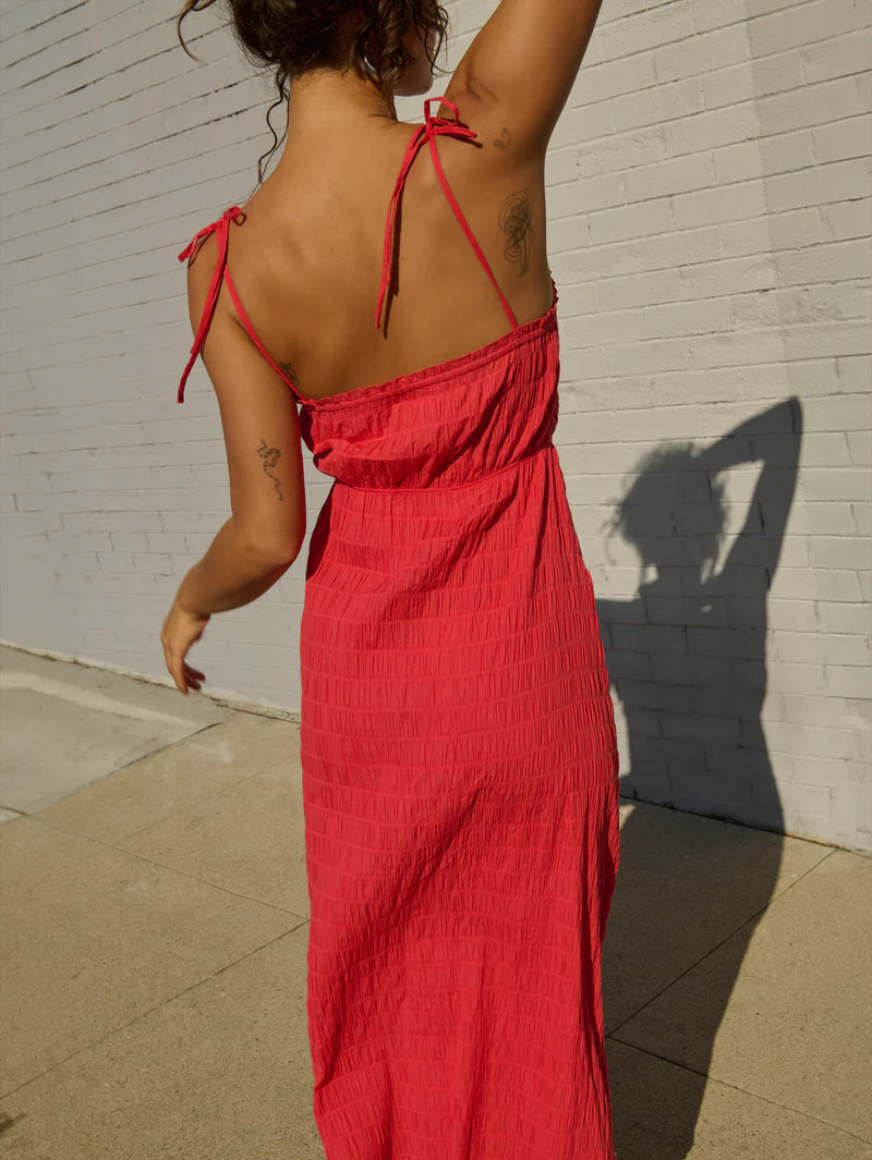 Madeline Tie Midi Dress