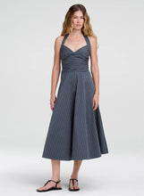 Load image into Gallery viewer, Magnolia Striped Cotton Midi Dress
