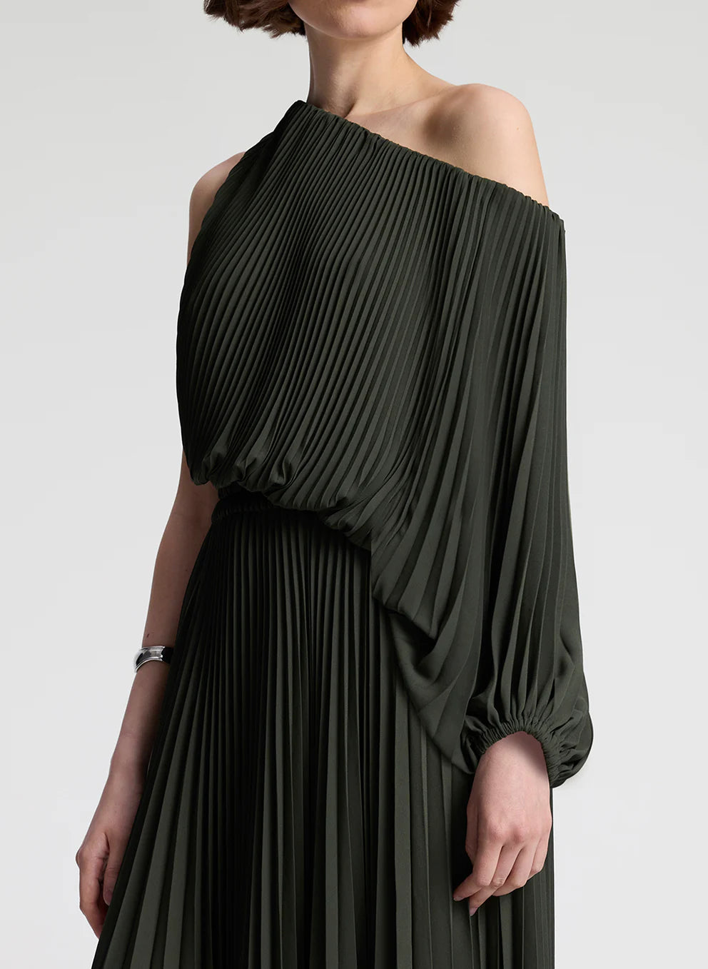 Mara Pleated Midi Dress