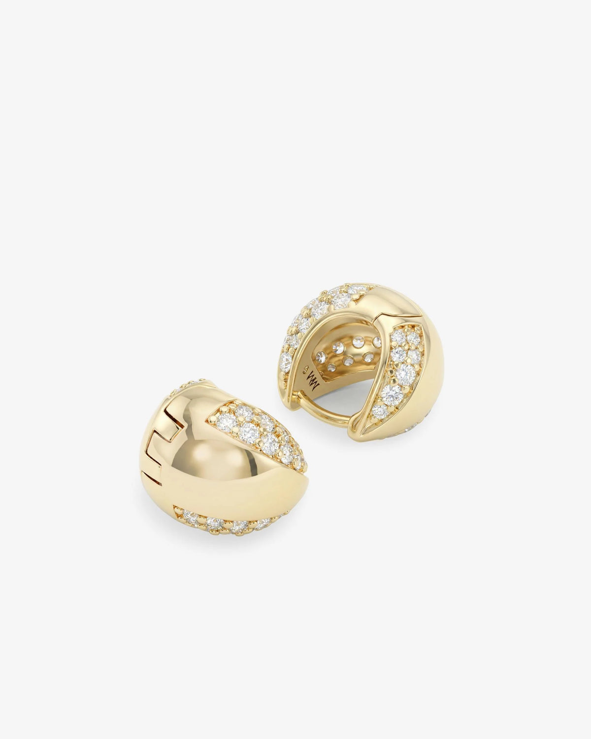 Lil' Norah Split Pavé Earrings