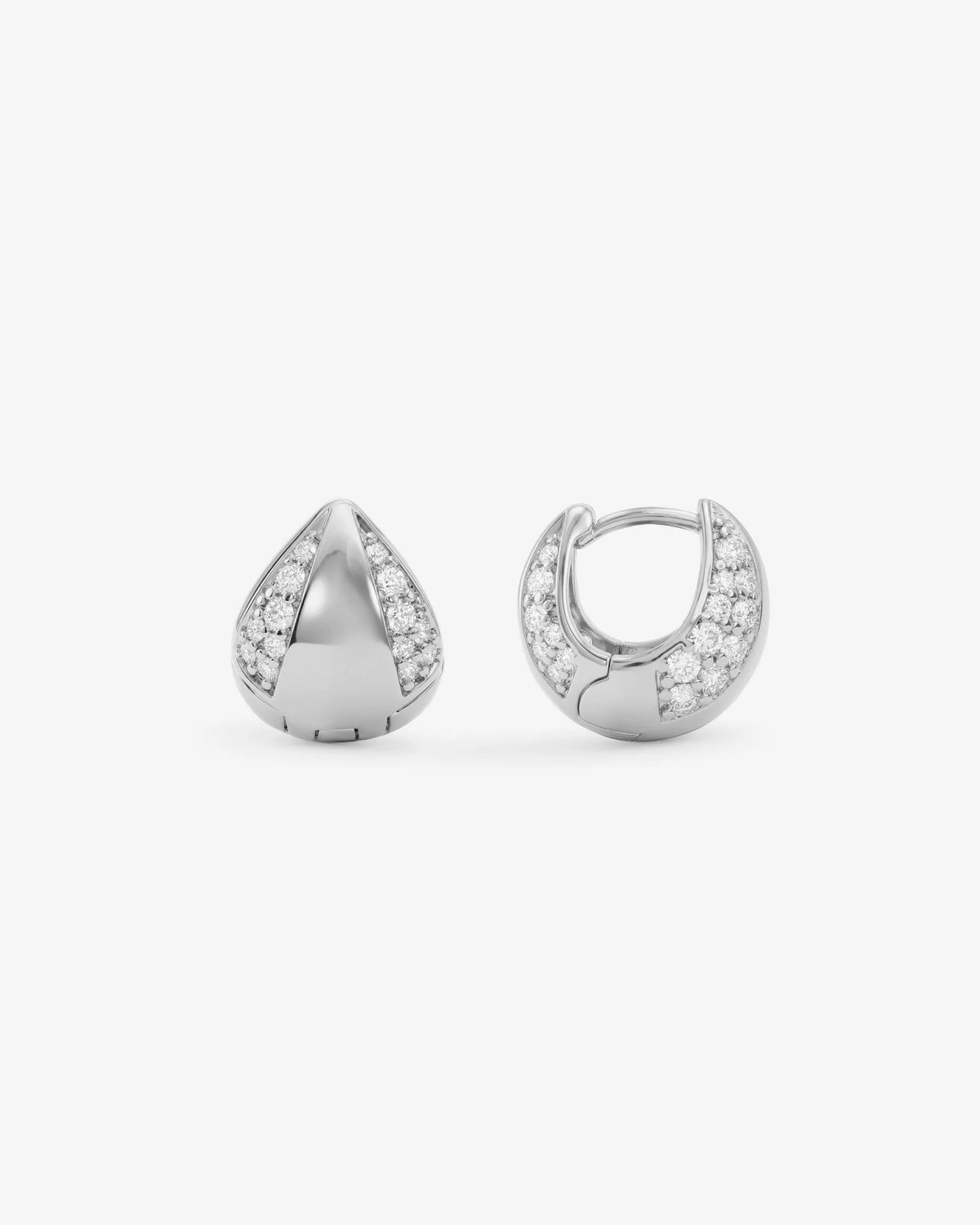 Lil' Norah Split Pavé Earrings