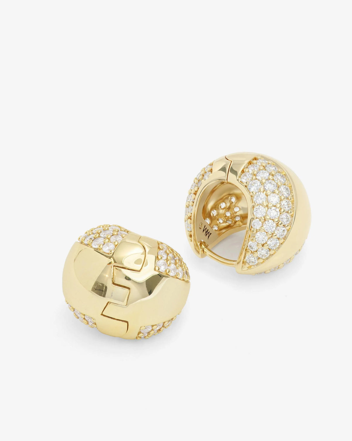 Norah Split Pavé Earrings