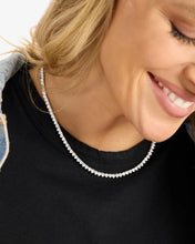 Load image into Gallery viewer, Not Your Basic Tennis Necklace 16"
