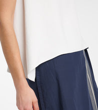 Load image into Gallery viewer, A-Line Asymmetrical Draped Top

