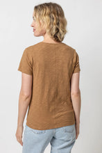 Load image into Gallery viewer, V-Neck Back Seam T-Shirt
