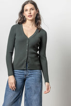 Load image into Gallery viewer, Ribbed Cardigan Sweater
