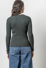 Load image into Gallery viewer, Ribbed Cardigan Sweater
