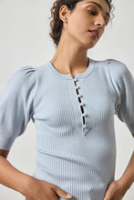 Load image into Gallery viewer, Elbow Sleeve Henley Sweater
