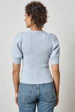 Load image into Gallery viewer, Elbow Sleeve Henley Sweater
