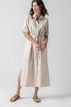 Load image into Gallery viewer, Striped Maxi Shirt Dress
