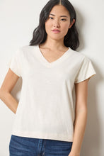 Load image into Gallery viewer, Relaxed Short Sleeve V-Neck Tee
