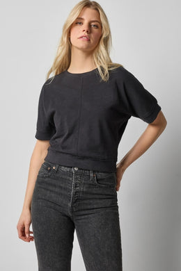 Rib Trim Short Sleeve