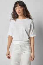 Load image into Gallery viewer, Rib Trim Short Sleeve
