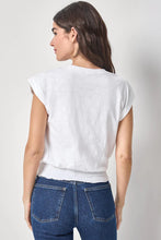 Load image into Gallery viewer, Smocked Hem V-Neck
