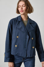 Load image into Gallery viewer, Double Breasted Short Trench
