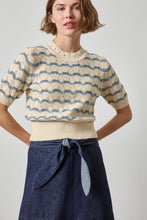 Load image into Gallery viewer, Short Sleeve Multistitch Pullover
