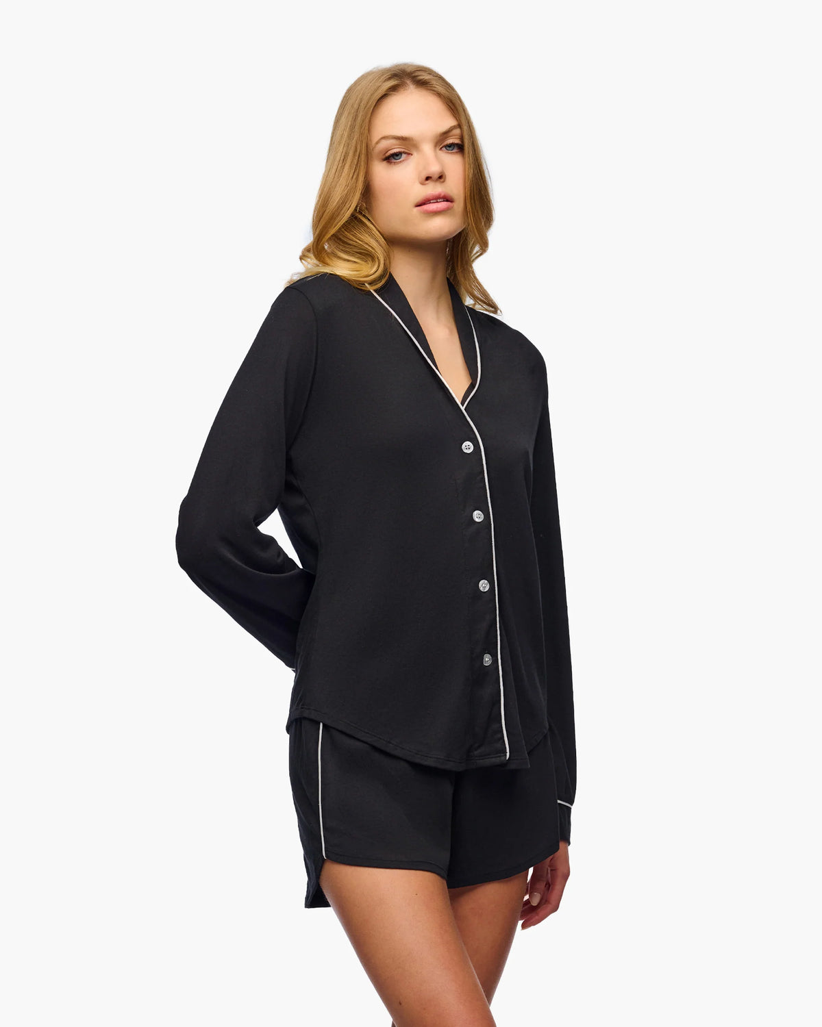 Pima Lusso Long Sleeve Top & Boxer Set