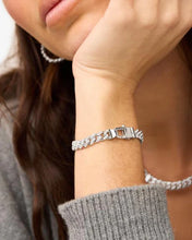 Load image into Gallery viewer, Pave Julian Cuban Chain Bracelet 6.8 mm
