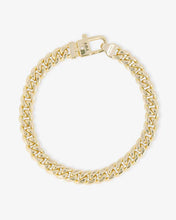 Load image into Gallery viewer, Pave Julian Cuban Chain Bracelet 6.8 mm
