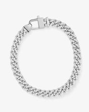 Load image into Gallery viewer, Pave Julian Cuban Chain Bracelet 6.8 mm
