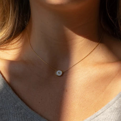 Petite Balia Enamel Necklace