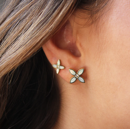 Desert Flower Mini Stud Earring