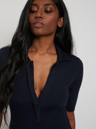 Irina Long Sleeve Polo