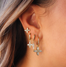 Load image into Gallery viewer, Desert Flower Small Hoop Earring
