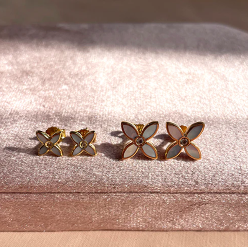 Desert Flower Mini Stud Earring